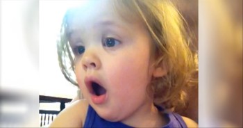 2-Year-Old Gets Emotional Watching Her Parents' Wedding Video