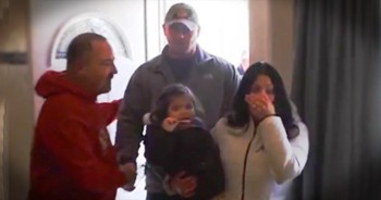 His community blessed this wounded veteran and his family with jaw-dropping surprises.  This is wonderful!