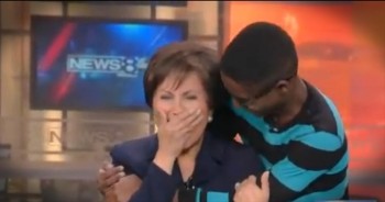 A couple's prayers for a child were answered one night when they watched the nightly news.  Watch the awesome surprise as their adopted son thanks the person who helped bring this family together.  God works is such amazing ways!