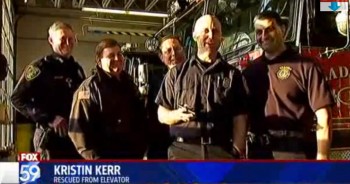 These firefighters took an unusual step to calm down the frightened little girl they were rescuing. Watch to see how they calm her nerves and warm our hearts.