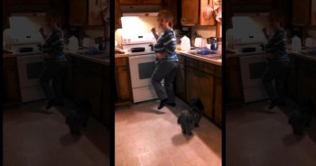 Hilarious Grandma Cooks Up a Funny Dance