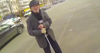 Who knows what would have happened if this biker hadn’t come along? What a Good Samaritan! 