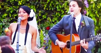 Musical Couple Surprise Guests With CREATIVE Wedding Vows