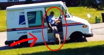 Most Mail Carriers Cringe When They See A Dog – See Why This Woman LOVES It!