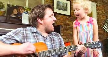 Your Heart Will Explode After This ADORABLE Daddy-Daughter Duet - AWW!