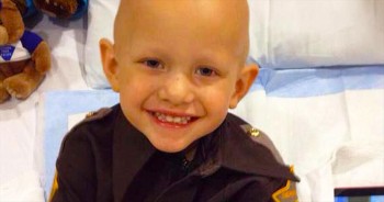 Wyatt was recently diagnosed with Stage 4 Neuroblastoma, a diagnosis that stunned his family. When the local sheriff heard about Wyatt’s health challenges, he went down to the hospital and gave Wyatt a gift he’ll never forget. 