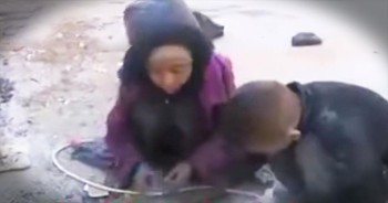This poor 10-year-old and her younger brother go to bed hungry, and wake up hungry. So much so, that they now eat the bread crumbs others have tossed into the streets! They have so little, but they still have FAITH!