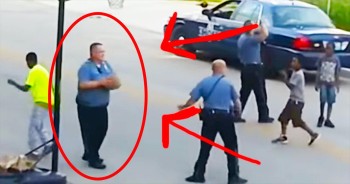 While these police officers were on patrol, they decided to take part in a friendly game of basketball with the neighborhood kids. It was all caught on tape and completely amazing!