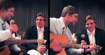 These brothers had something they really wanted to say to their baby sister before she got married. So at the rehearsal dinner they busted out this piece of comic gold! I actually tear up a bit at the end. God bless this family!