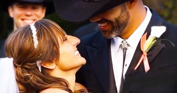 After being paralyzed in a car crash, Gina thought her dreams of walking down the aisle were over. But years later, full of determination, this fighter is proving herself wrong and stunning an entire crowd along the way!