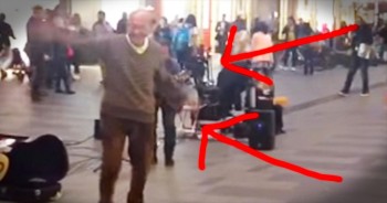This grandpa is showing off his moves and proving that you’re never too old to dance. What an inspiration to us all!