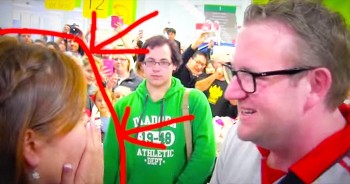 When Jennifer arrived at the grocery store, she was shocked to find her fiancé and family there too! This flashmob seriously beats them ALL!