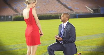 It’s obvious that Tiffany is 1 lucky lady. Just look at the amazing surprise her boyfriend Levy laid out for her.  Now THAT’S what I call a proposal!