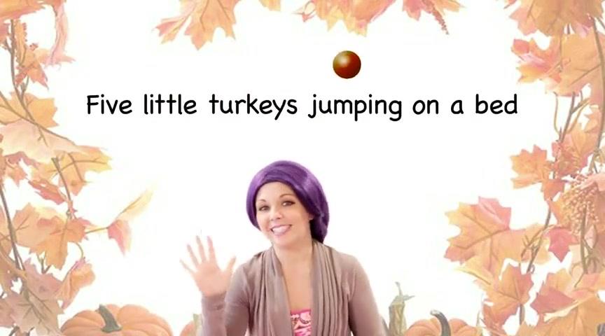Thanksgiving Songs For Children Five Little Turkeys Kids Songs With Lyrics Kids Videos - thanksgiving song roblox