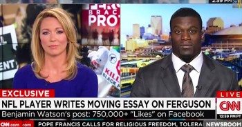 Football player Benjamin Watson was spreading the Gospel when he disappeared from live TV. I love what he was saying and we should never be afraid to profess our love for the Lord. Jesus the name above all names will stand. 