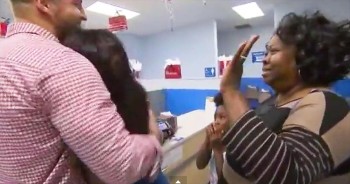 Fellow Christian Tim Tebow decided to spread some Christmas cheer while visiting an area Wal-Mart. And you'll LOVE the reactions he gets when he reveals to unsuspecting strangers their special surprise.