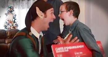 An incredible surprise awaited these sick children as they boarded a plane to the North Pole. And one Canadian airline made it all possible. What a Christmas surprise!