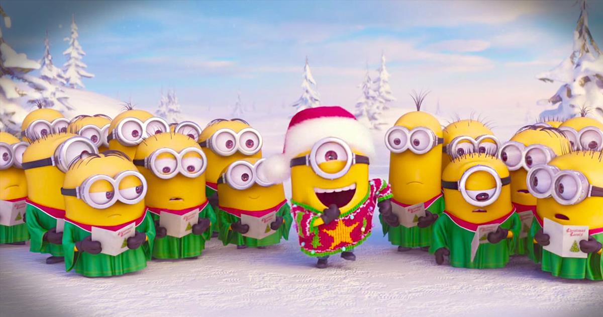 Minions Natale.The Minions Sing A Christmas Carol To Say Merry Christmas Christian Music Videos