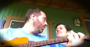 This loving son's mother is struggling with Dementia. But he knows exactly how to remind her that everything is going to be okay. And watching this loving moment had me in tears. God bless this family! 