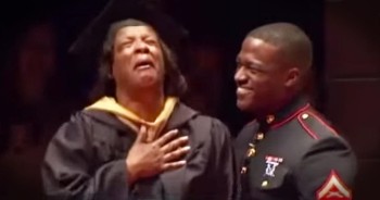 This mother of 3 has seen her share of heartache, but none of it stopped her from realizing her dream of graduating college. And when she finally stepped onto the stage, she was about to get a moment that no one would ever forget.