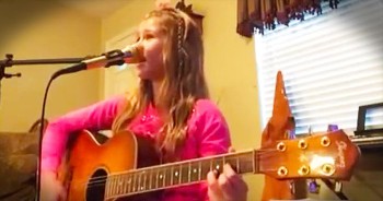 Molly Rae can't get enough of Carrie Underwood. Here she is playing guitar and singing one of her favorite songs.