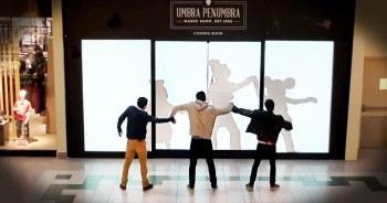 When these shoppers passed this store front, something magical happened. There is nothing better than surprising people with something joyful during their normal day. And the sweet reactions made this all the better. I wasn't even there and I feel better! 