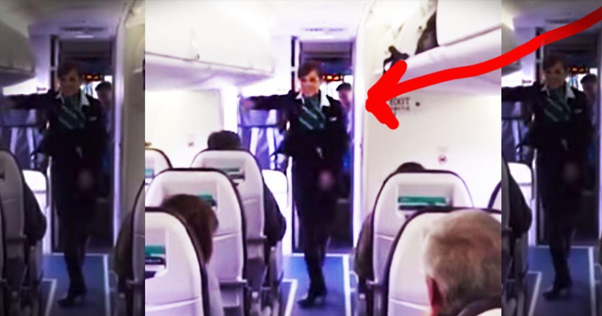 Flight Attendant Does Funky Dance For Weary Passengers! - Comedy Videos