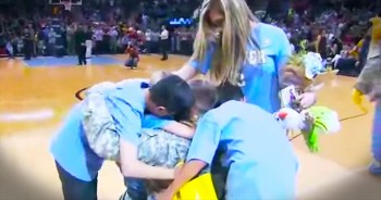 This family thought they were going to a normal basketball game. But, much to their surprise, their soldier had planned an epic homecoming. What an amazing surprise!