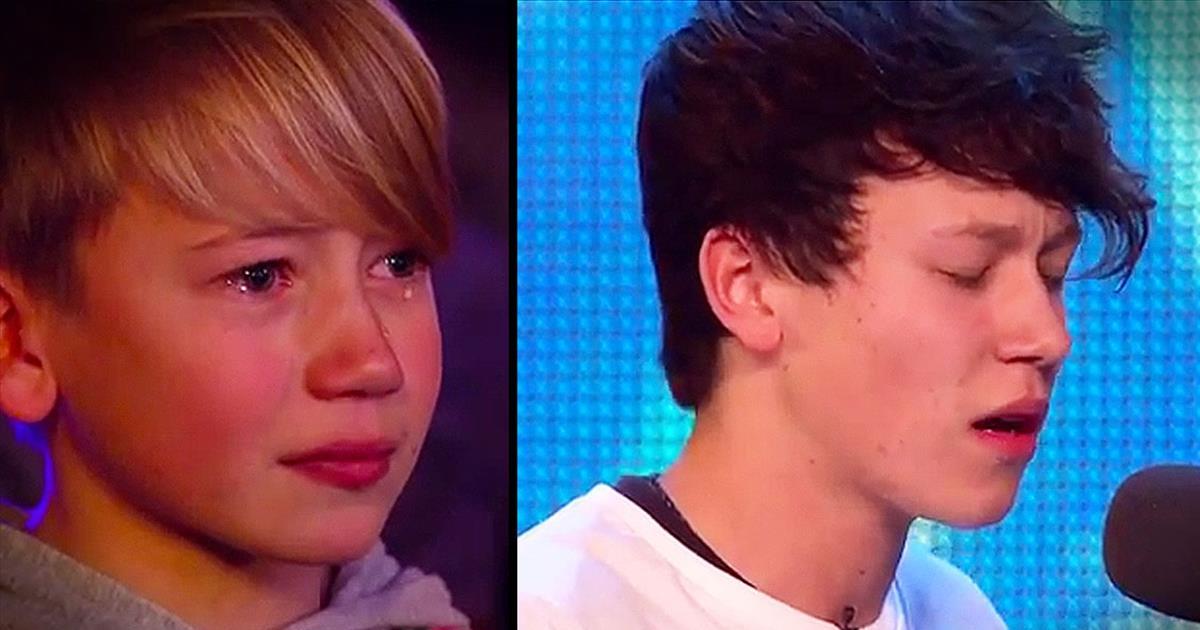 Teen Isaac Waddington Brings Little Brother To Tears With BGT Audition