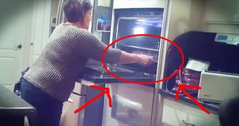 This woman was wondering why someone was toasting bread in the oven. But when she discovered the truth, her reaction is absolutely priceless. She’s going to be awesome grandma!
