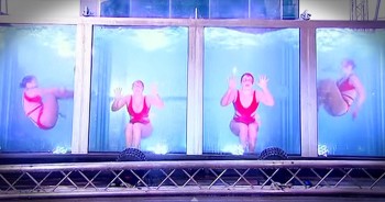 I didn’t think there was much left that could stun Simon…until I saw the synchronized swimmers of Aquabatique. These talented ladies are absolutely amazing during their Britain’s Got Talent audition. What skill!