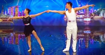 Gao and Liu completely stunned the crowd with their incredible acrobatic ballet routine on Asia’s Got Talent. This audition had no problem winning over the judges. I can’t wait to see what’s next for this couple.