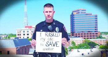 These police offers wanted us to know the person behind the badge. So they shared their stories in this powerful cardboard testimonial. Wow I needed tissues by the end of this one! God bless all our men and women who risk their lives for ours!