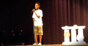 Mykel Lewis left the audience completely speechless with his incredible rendition of Whitney Houston’s ‘I Will Always Love You.’ I can’t believe the vocals that came out of this young man. No wonder he got a standing ovation!