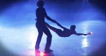 These 5 ice skaters just took their performance to the next level. After strapping flares to the bottom of their skates, these talented individuals gave us a routine to remember. These guys are on fire. WOW!