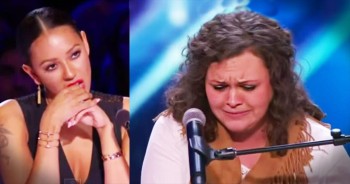 Small town girl Britney Allen has been held back for years by her stage fright. So when she took the America's Got Talent stage I was nervous for her. And when she started singing 'Wherever You Will Go' I got chills. But when she stopped my heart sunk. This is an audition you won't forget!