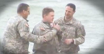 This American soldier is giving his life over to God. And this beautiful baptism is incredibly powerful. Taking place in the Euphrates River near Rawah Anbar Iraq, this scene is simply breathtaking.