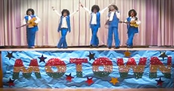 These five third graders are paying tribute to the Jackson 5. And it’s absolutely incredible. Their talented routine of ‘I Want You Back’ will have you cheering in you seat. What a performance!
