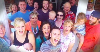 Jason and his wife Mikala have struggled with infertility for years. But finally God gifted them with a baby, and they wanted to surprise their family and friends. And all it took was a selfie stick and some amazing reactions to make this pregnancy announcement unforgettable! 