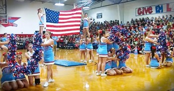 Texas high school cheerleaders are defending their tribute routine to Lee Greenwood’s ‘God Bless The USA.’ Every year, since 2002, these cheerleaders have been remembering 9/11 through this performance. But when a video of the routine surfaced online, everyone started talking. What do you think of the Lumberton High School cheerleaders?