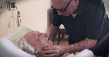 Laura and Howard have been married for 73 years, and sadly Laura is in her final days. Back when they were just young lovebirds Howard left to fight in WWII, and before he left Laura would sing 'You'll Never Know' to Howard. And now as they prepare for Laura to leave this world, Howard is singing to her. And you'll want the tissues for this beautiful moment!