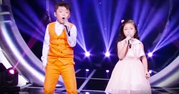 2 Children Sing ‘You Raise Me Up’ – I’ve Got CHILLS!