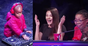 When this dad carried his precious 3-year-old son onto the stage the judges fell in love instantly. But when they saw what this tiny DJ could do they were amazed. Just look at toddler DJ Arch Jr can do! Wow no wonder he got the golden buzzer, the whole place was dancing! 