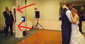 When the bride and her father stepped on the dance floor, the groom grabbed the microphone. And the emotional song that followed left everyone in tears. This is a moment no one will ever forget!