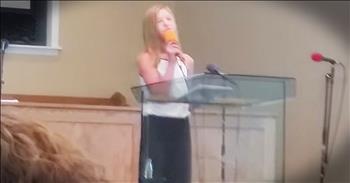 This young girl just took Little Big Town’s popular hit ‘Girl Crush’ and gave it an incredible Christian makeover. ‘The Lord’s Touch’ is such a beautiful song and I love hearing her give praise to the Lord. WOW!