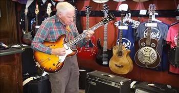Bob Woods walked into this music store and picked up a guitar. When he started to play, I was in complete awe. Age is nothing but a number!