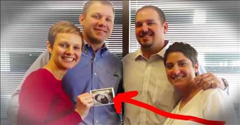 Rene survived breast cancer but tragically found out she couldn't have children. That's when her best friend, Amy, stepped in and offered to be her surrogate. And when you hear their story you'll be moved! This friendship is truly a blessing. 