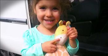 When 3-year-old McKenzy lost her stuffed giraffe, she thought he was gone for good. But just wait until that precious moment when she is reunited with her lifelong companion. I’m tearing up too!