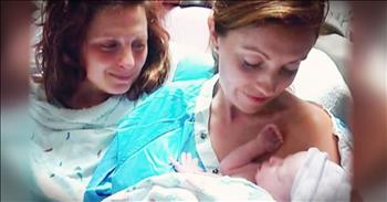 Mary Susan and Brandon's journey of faith is absolutely amazing. Their faithfulness in the face of their tragic loss is absolutely inspiring. Now, hear from their faithful surrogate, and meet these two godly couples who will warm your heart as they welcome their little miracle, Colin Anderson Williams, into this world. (Grab a whole box of tissues before you watch this one!)