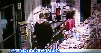 Manveer Komer, a convenience store clerk in Philadelphia, put his life on the line to follow a gut instinct. He noticed a young man and woman enter his store and soon realized that something wasn't right. Manveer immediately took action and placed himself in between the suspected carjacker and the young woman to shield her from danger. There's no doubt in my mind that this guy is a true hero!